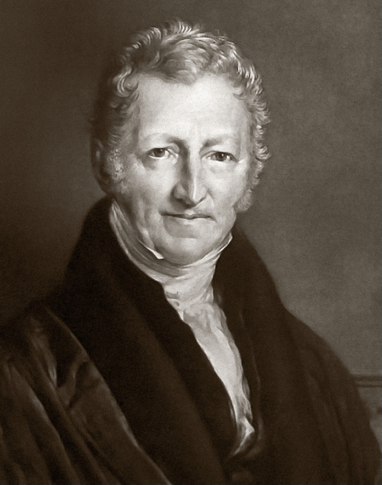 Thomas Robert Malthus, Porträt von John Linnell