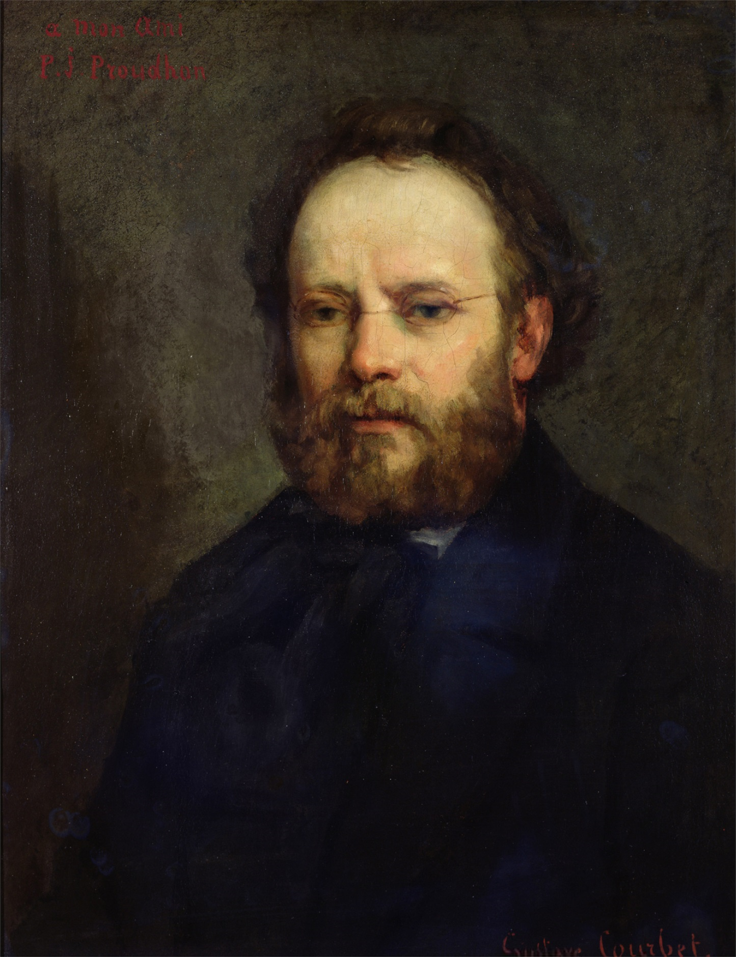 Pierre-Joseph Proudhon, Gemälde von Gustave Courbet